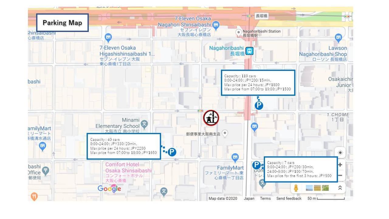Konjakuso Osaka Shinsaibashi "Tarukaisen" Rooftop Spa Eksteriør billede